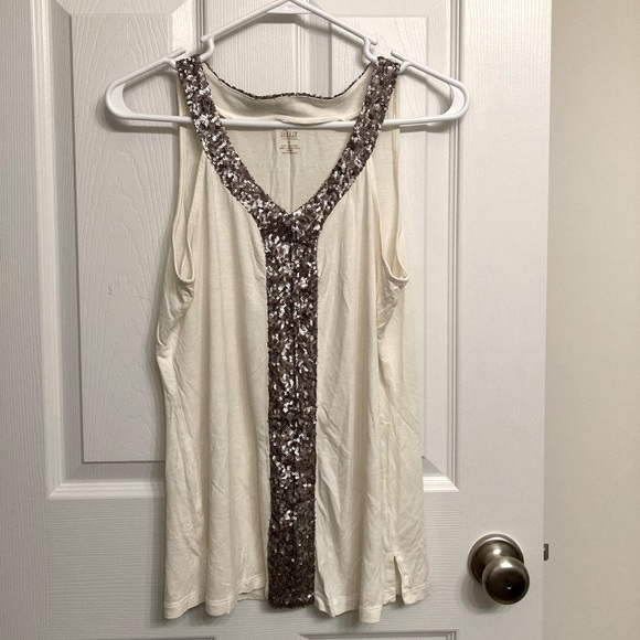a.n.a Tops - 🛍5for$25:Sequin tank, like new